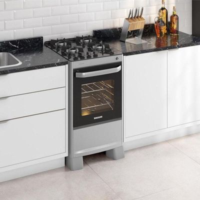 Fogão Max Glass 4 Queimadores Prix Bivolt Fgvmg410prix Bivolt