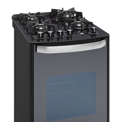 Fogão Master Grill 4 Queimadores Preto Suggar 110V