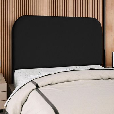 Cabeceira Casal 140 Cm Com Frame Alana Suede Preto Artte Preto