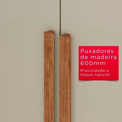Guarda-roupa Casal 100% Mdf 6 Portas E 4 Gavetas Istambul