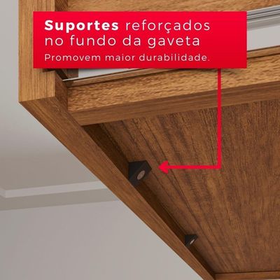 Guarda-roupa Casal 100% Mdf 6 Portas E 4 Gavetas Istambul