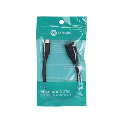 Cabo Adaptador Otg Usb 3.0 Tipo C Para Usb Femea - Ausbotg