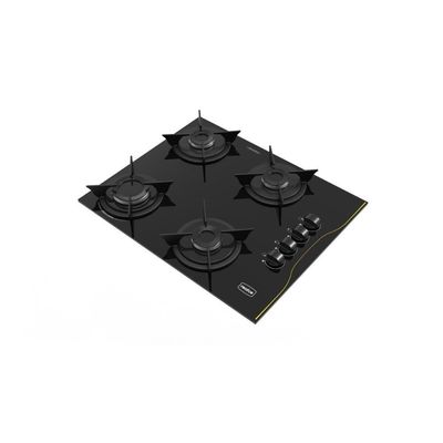 Cooktop 4 Bocas A Gás Realce Bivolt CR224 Preto Bivolt