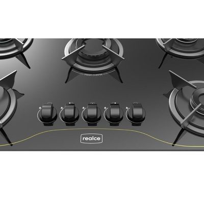 Cooktop 5 Bocas A Gás Realce Bivolt CR225 Preto Bivolt