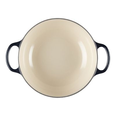 PANELA DE ENSOPADO LE CREUSET SIGNATURE EM FERRO FUNDIDO 22CM AZUL NAVY 21109225214430