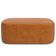 Puff Decorativo Orgânico Para Living Quarto 100cm Doha W01 Couríssimo Canela - Lyam Decor