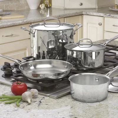 CONJUNTO CUISINART CHEF'S CLASSIC 7 PEÇAS EM AÇO INOX 77-7P1