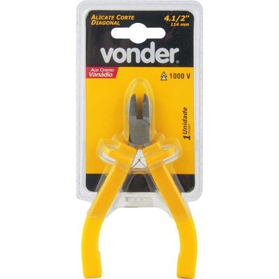 Alicate Corte Diagonal 4.1/2 1000V Vonder