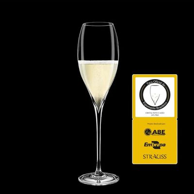 Jogo de taças de espumante em cristal Strauss Oficial 190ml 2 peças