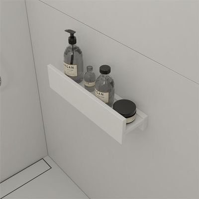 Porta Shampoo Linear 40cm Branco Standard