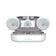 Microfone de Lapela Magnética Tipo C com Adaptador Lightning - Armor - Branca - Gshield