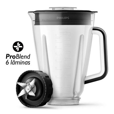 Liquidificador Philips Walita Ri2242/91 Jarra Inquebrável 1200w Preto 110V