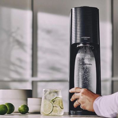 Máquina para gaseificar água Sodastream Terra preta