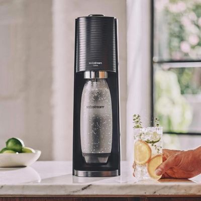 Máquina para gaseificar água Sodastream Terra preta