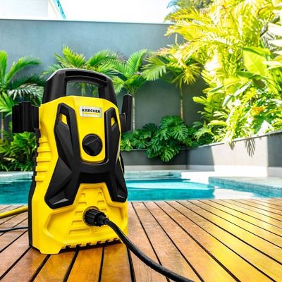 Lavadora De Alta Pressão Karcher Portátil 1500psi 1400w 220V