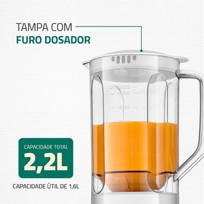 Liquidificador Pratic Power L-97-w Mondial Branco 220V