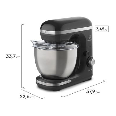 Batedeira Planetária Electrolux 750w Cinza Experience Com Tigela Inox 5l (EKM40) 127V