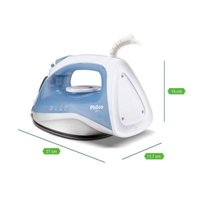 Ferro De Passar A Vapor Philco PFV40 Azul 220V