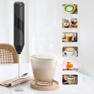 Misturador Mexedor De Bebidas Eletrico Mini Inox Leite Cafe Achocolatado A Pilha