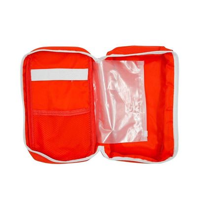 Primeiros Socorros Bolsa Organizador Emergencia Porta Medicamentos Vermelho