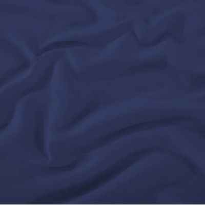 Jogo Cama Casal 4 Pc Poliester Toque de Seda Marinho Jolitex