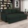 Sofá Cama Retrátil Para Sala de Estar 214cm Una K01 Veludo Verde Musgo - Lyam Decor