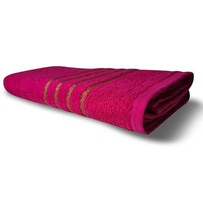 Jogo de Toalha 2 Banho 2 Rosto - 4pçs Coleção Montreal 100% Algodão Pink