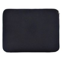 Capa para Notebook Tipo Luva com Ziper 15.6" em Neoprene - Preto