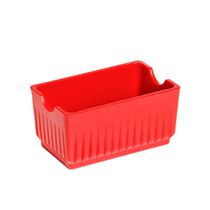 Porta Sachê Elegance Vermelho em Polipropileno
