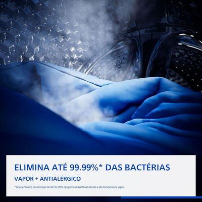 Lava e Seca Intuitive+ Panasonic 13kg/8kg Max Wash Função Vapor+ NA-S26MK1LBZ 110V