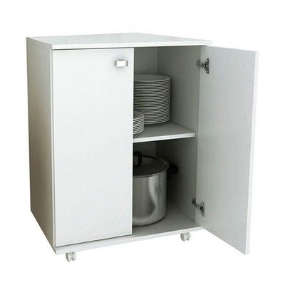 Balcão Baixo 02 Portas Branco - Tecno Mobili
