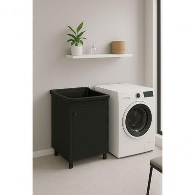Gabinete De Mdf Com Tanque Astra 40 Litros Preto Fosco