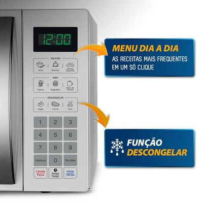 Micro-ondas 34l Mondial Mo-02-34-w 220v/60hz . 220V