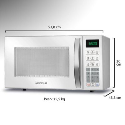 Micro-ondas 34l Mondial Mo-02-34-w 220v/60hz . 220V