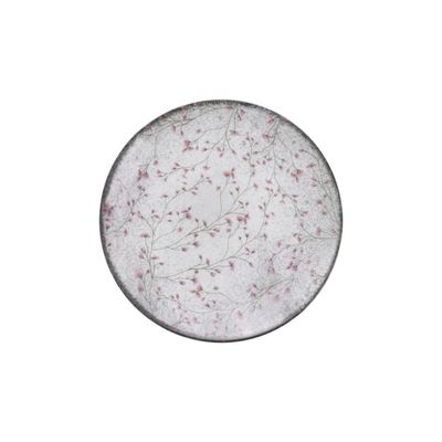 Prato Sobremesa Tramontina Floralis em Porcelana Decorada 19 cm