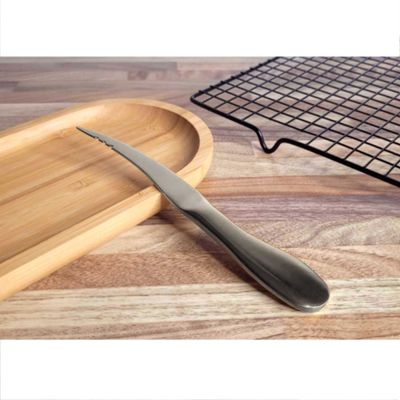 Faca para Camarao Limpar Cortar Frutos Mar Aço Inox Prata