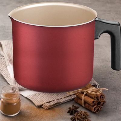Fervedor Leiteira 1,7L Starflon Alumínio Cabo Antitérmico Turim Tramontina Vermelho