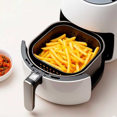 Tapete Silicone Quadrado e Redondo Air Fryer Antiaderente