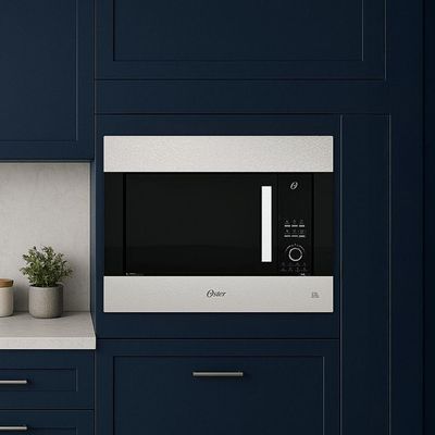 Forno Micro-ondas De Embutir Oster Black Inox 23L 110V