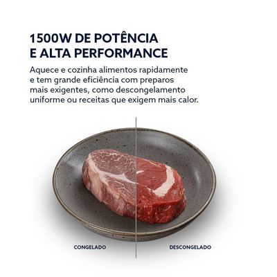 Forno Micro-ondas De Embutir Oster Black Inox 23L 110V