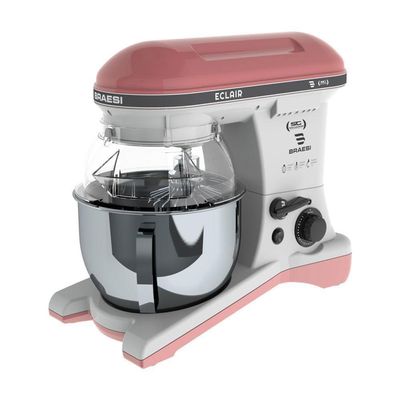 Batedeira Planetária Eclair 10 Velocidades 5l 1500w Bp-500 Rosa Bivolt - Braesi