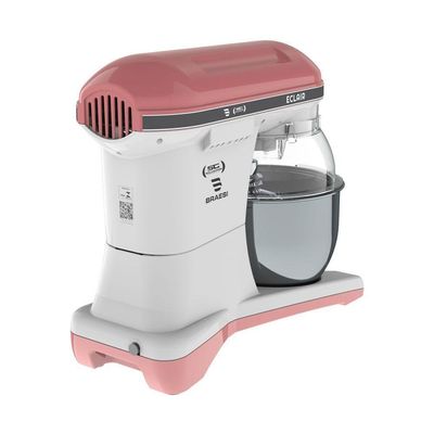 Batedeira Planetária Eclair 10 Velocidades 5l 1500w Bp-500 Rosa Bivolt - Braesi