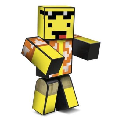Boneco Mel Minecraft 25cm Turma Do Problems Algazarra