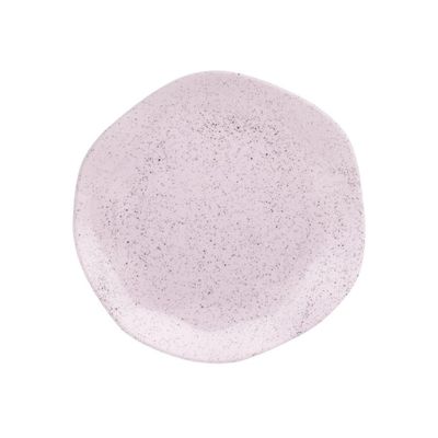 Prato de Sobremesa 21,5 cm Ryo Pink Sand Porcelana Oxford