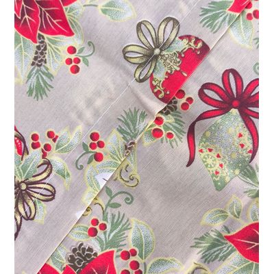 Capa Almofada com Ziper 43x43cm Natal Ju Decor Preta