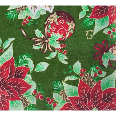Capa Almofada com Ziper 43x43cm Natal Ju Decor Preta