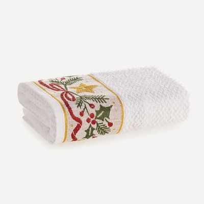 Jogo Pano de Prato Natalino 3 peças 46cmx65cm Karsten
