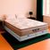 Cama Box Queen E Colchão Ibiza Molas Ensacadas V-store Branco