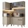 Armário De Cozinha Completa De Canto 265 Cm Nice Madesa 02 Crema