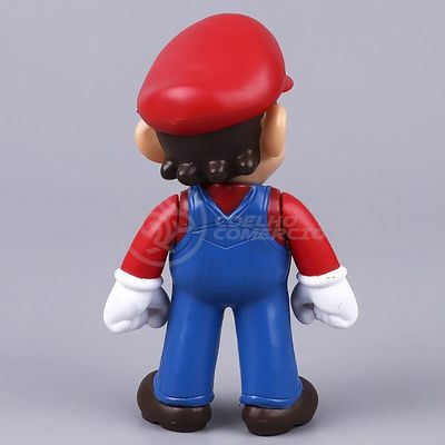 Boneco Action Figure Mario Articulado Colecionável Grande Super Size 23cm - Super Mario World